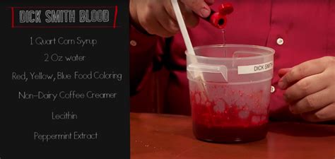 fake blood that won't stain clothes|theatrical blood recipe.